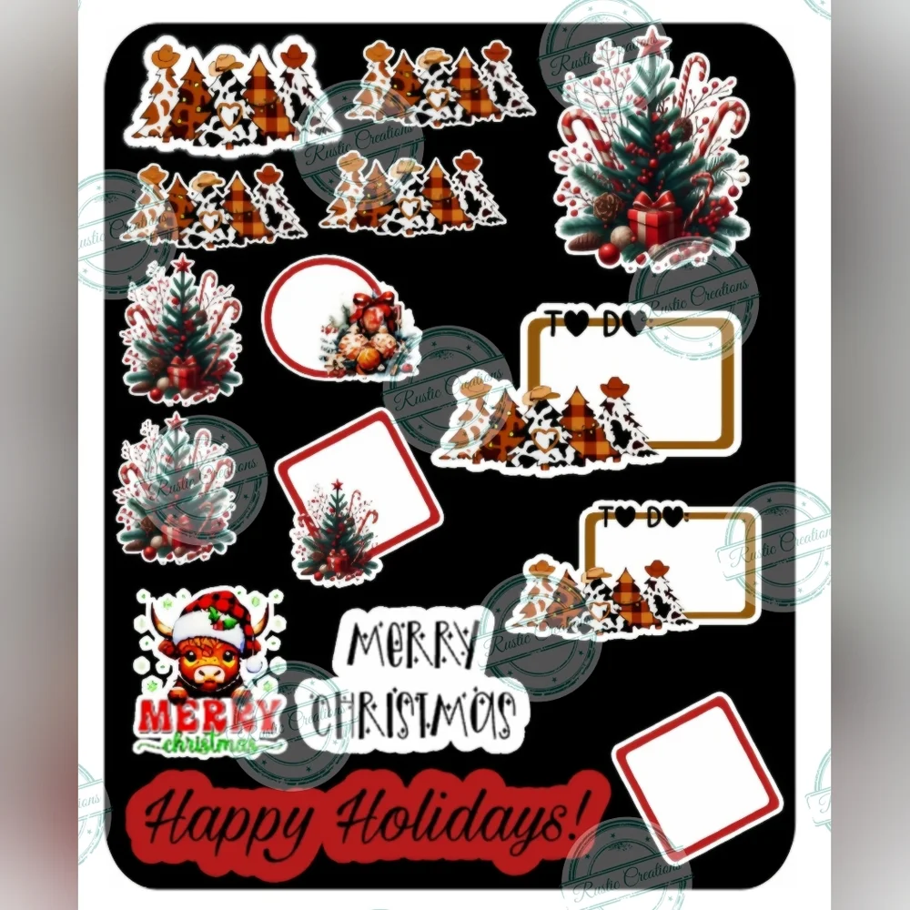 Festive Christmas Sticker Set